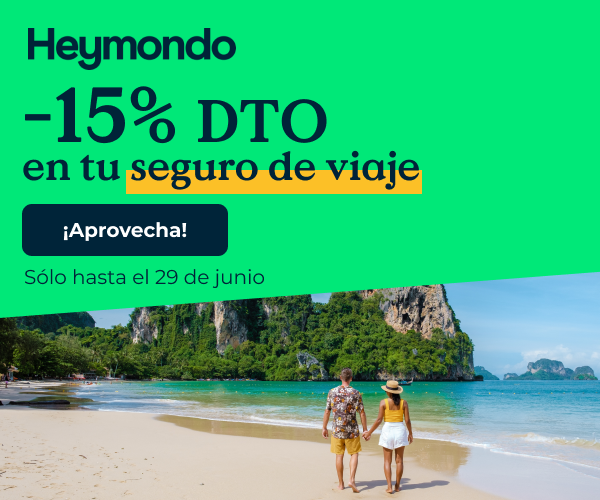 Contrata tu seguro de viaje con Heymondo