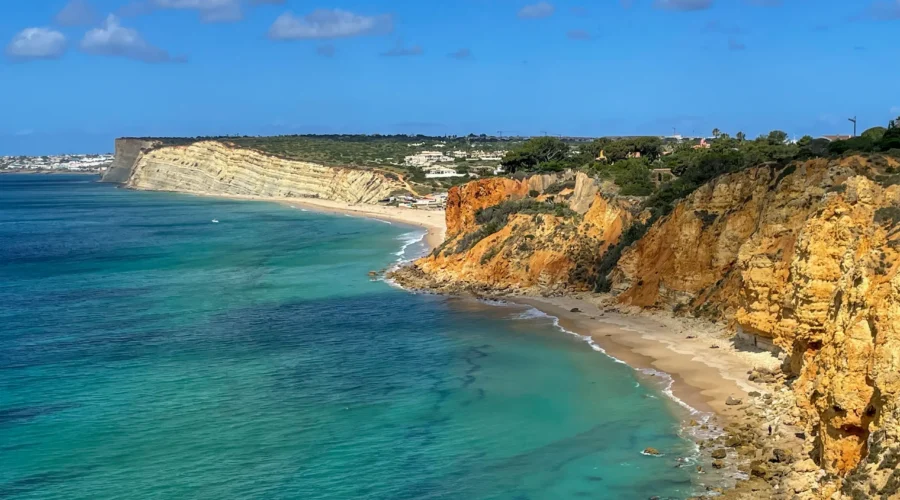 Vistas de la Praia do Canavial desde las pasarelas de la Ponta da Piedade