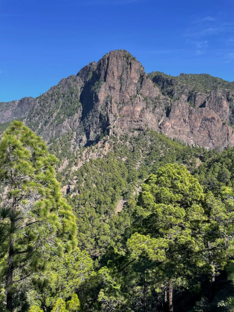 Vistas desde el Mirador de la Cumbrecita en La Palma