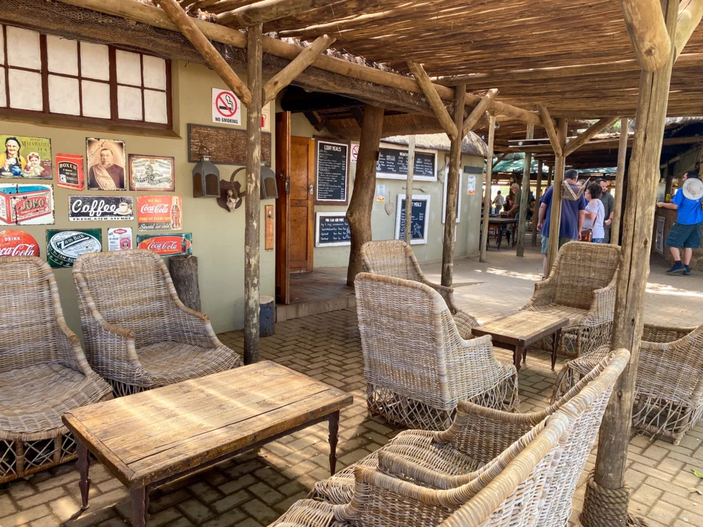 Restaurante en el lugar de picnic Tshokwane en el Kruger National Park