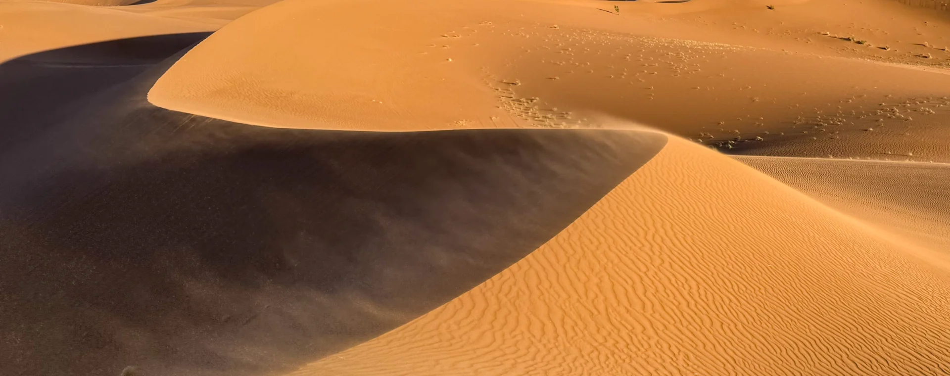Dunas de Erg Chigaga, en el desierto de Zagora