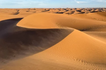 Dunas de Erg Chigaga, en el desierto de Zagora