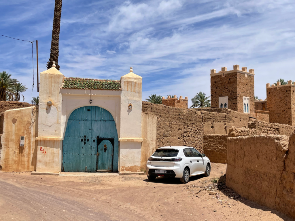 Nuestro coche de alquiler en Marruecos