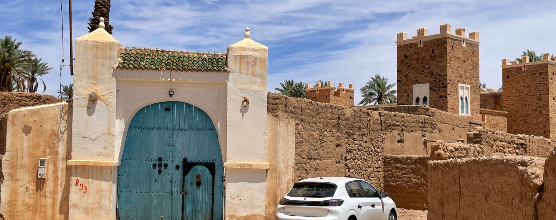 Nuestro coche de alquiler en Marruecos