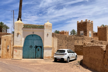 Nuestro coche de alquiler en Marruecos
