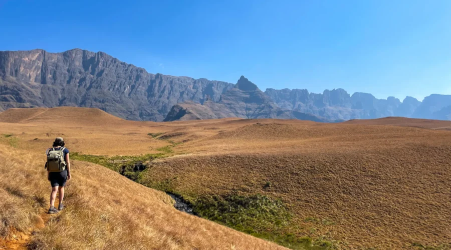 De ruta por Cathedral's Peak en las Drakensberg