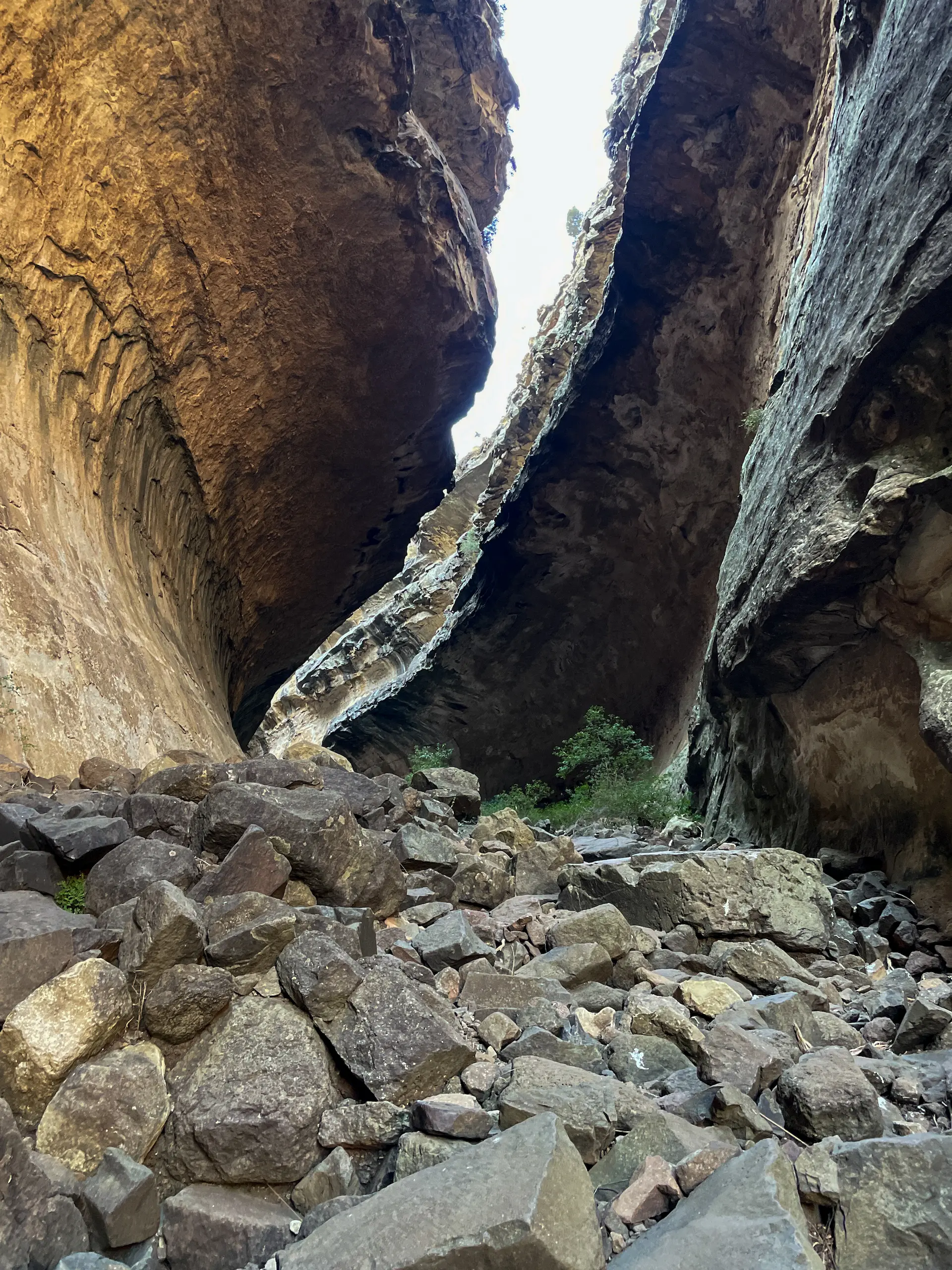 Echo Ravine en Golden Gate Highlands National Park