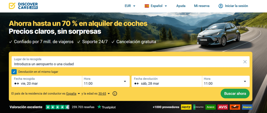 Mejores comparadores de seguros: Discovercars